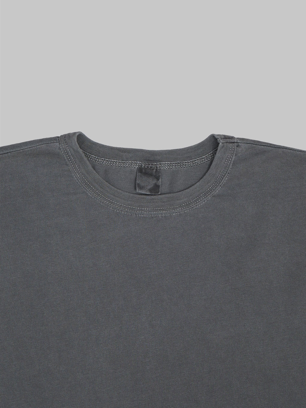 3sixteen garment dyed pima tshirt smoke collar