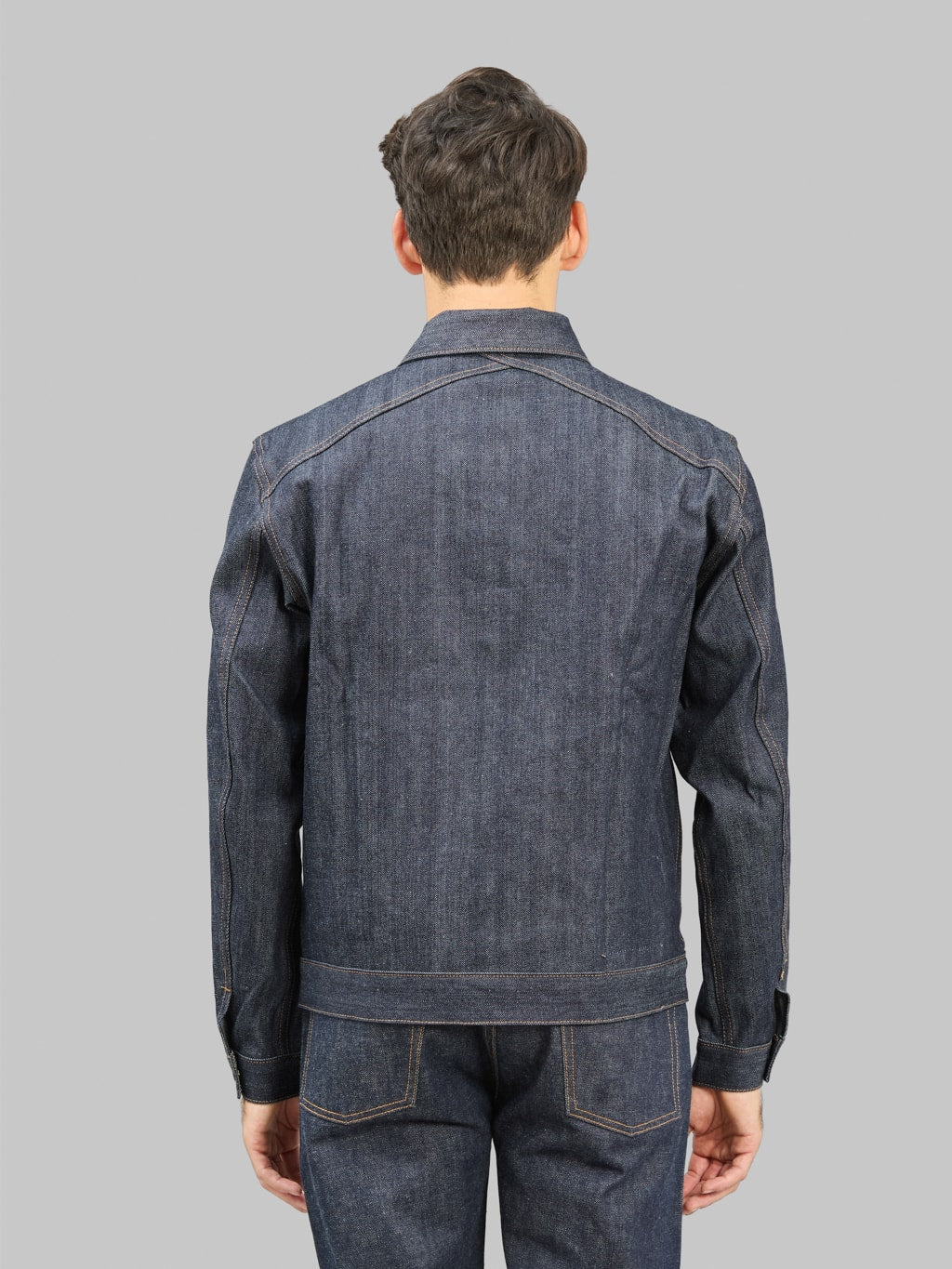 3sixteen Type 3s Denim Jacket Indigo back look