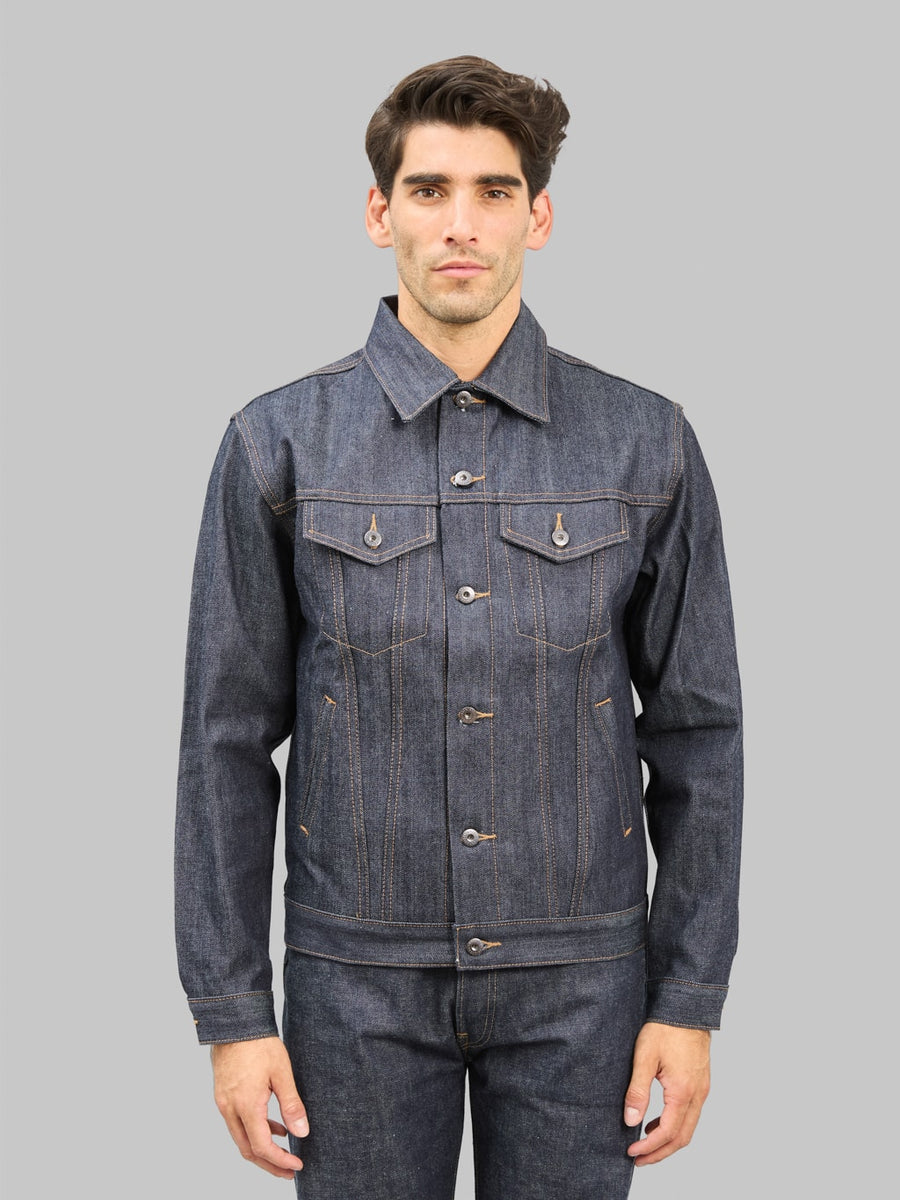 3sixteen Type 3s Denim Jacket Indigo Kuroki Mills Selvedge - Main Image
