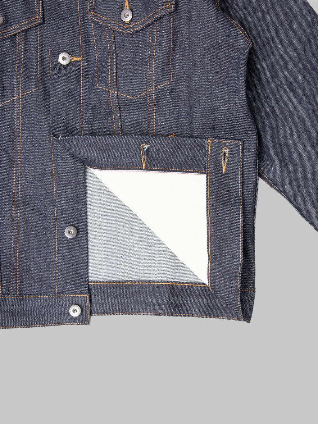 3sixteen Type 3s Denim Jacket Indigo weft