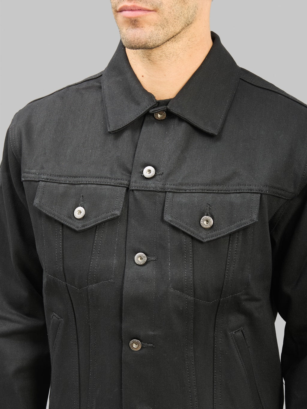 3sixteen Type 3s Denim Jacket Double Black