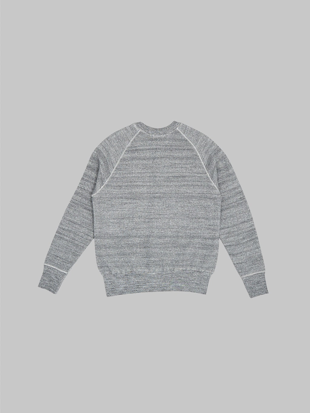 Denime By Warehouse & Co. "Lot. 261" 4-Needle Raglan Sweatshirt Dark Heather Grey