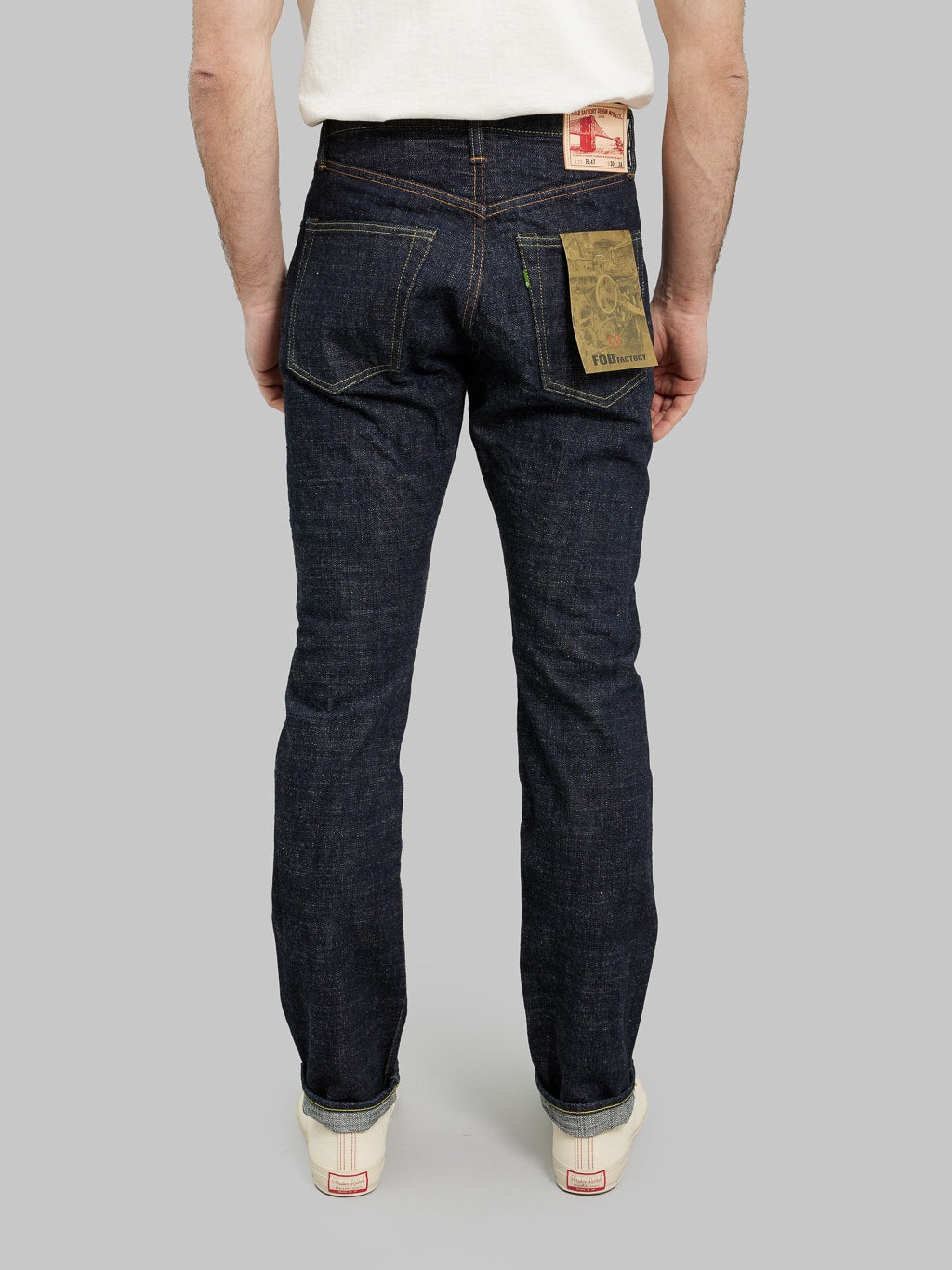 Fob factory slim straight jean back rise