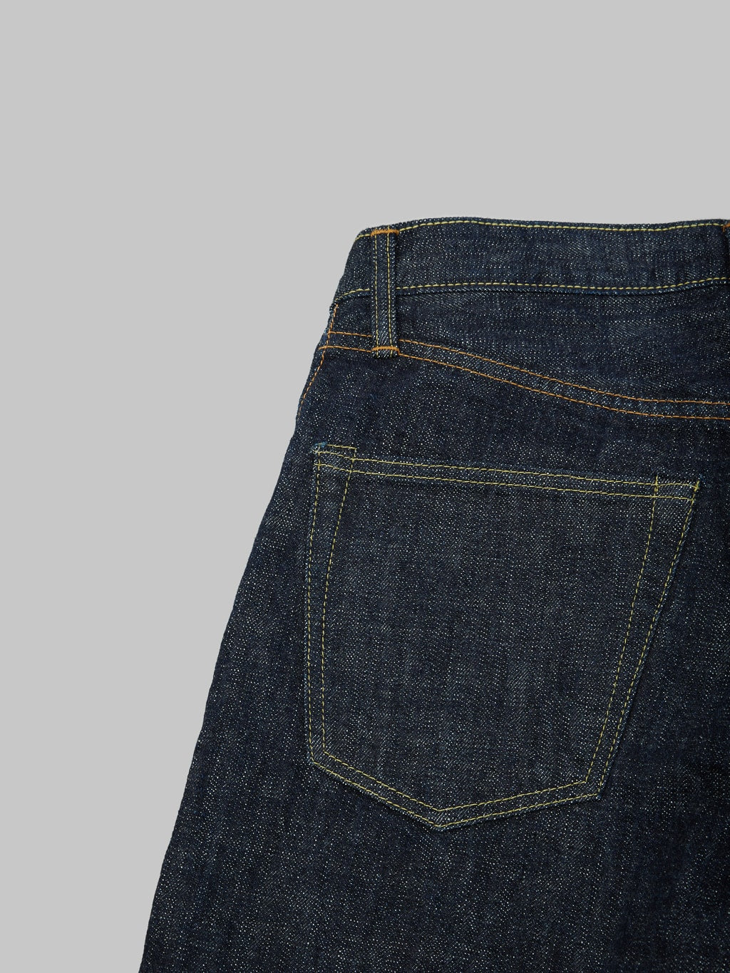 Fob factory slim straight jean back pocket fabric