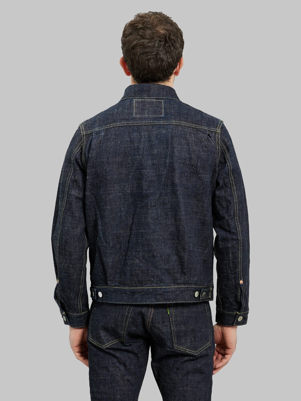 Fob factory Type III denim jacket selvedge back fit
