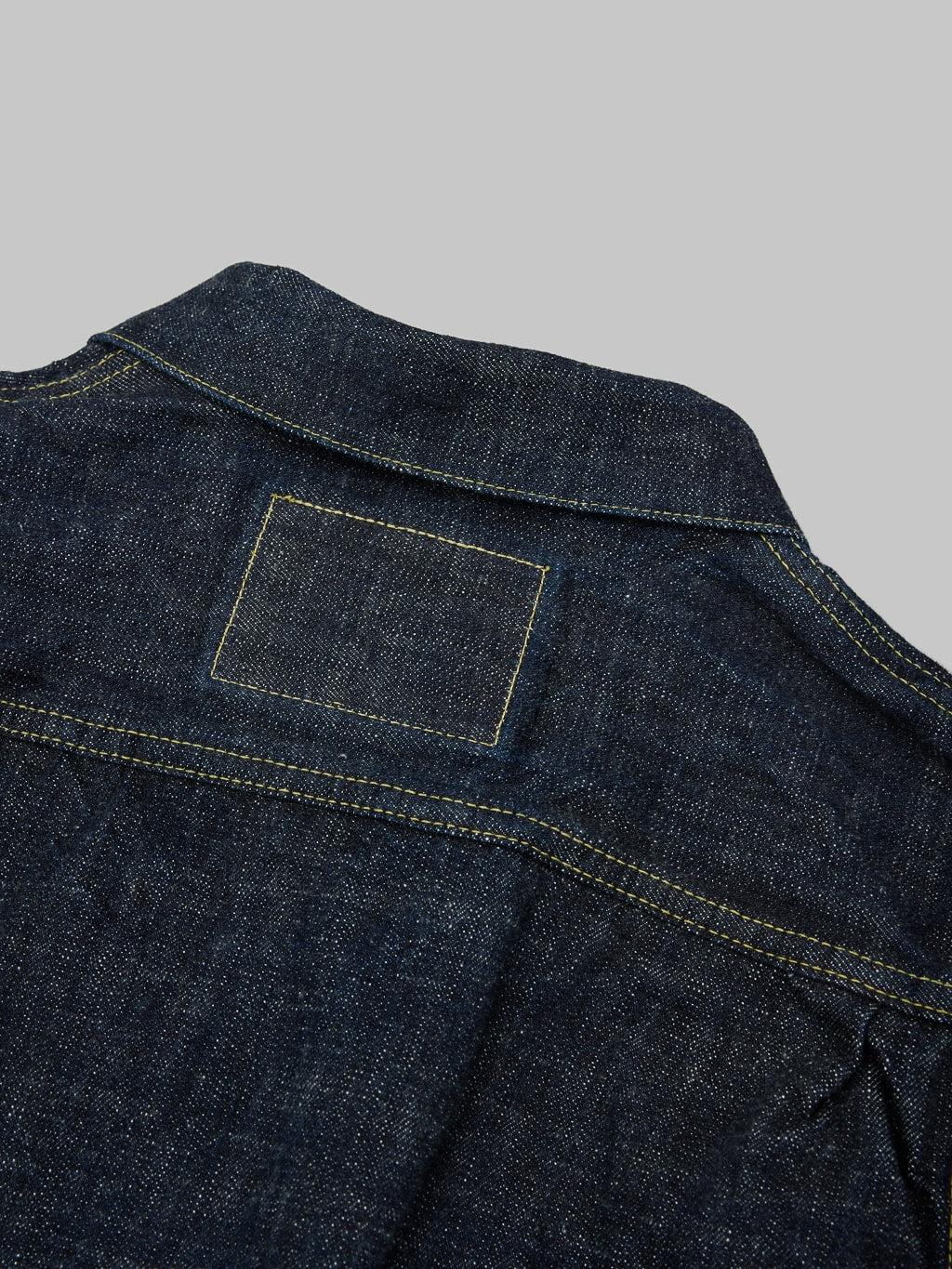 Fob factory Type III denim jacket stitching detail