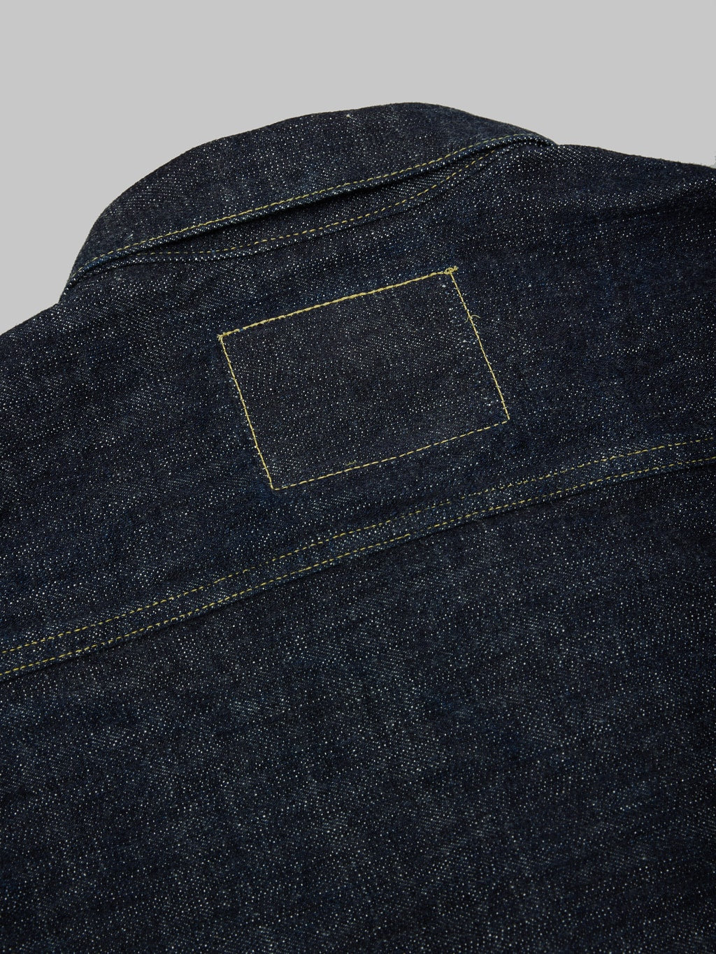 Fob factory denim pullover pocket shirt stitching detail
