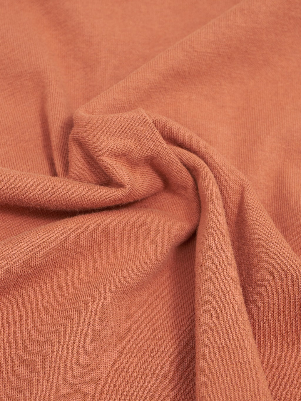 Freenote cloth nine ounce pocket tshirt rust cotton texture