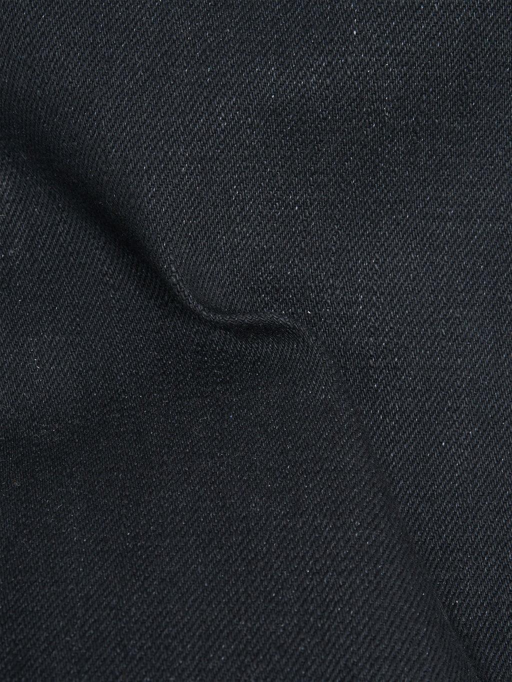 Freenote Cloth Avila 17oz Black Denim Slim Taper Jeans texture