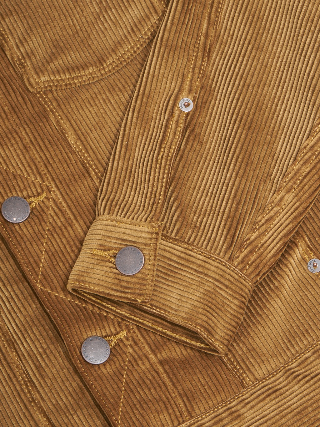 Freenote Cloth Classic Jacket Gold Corduroy cuff