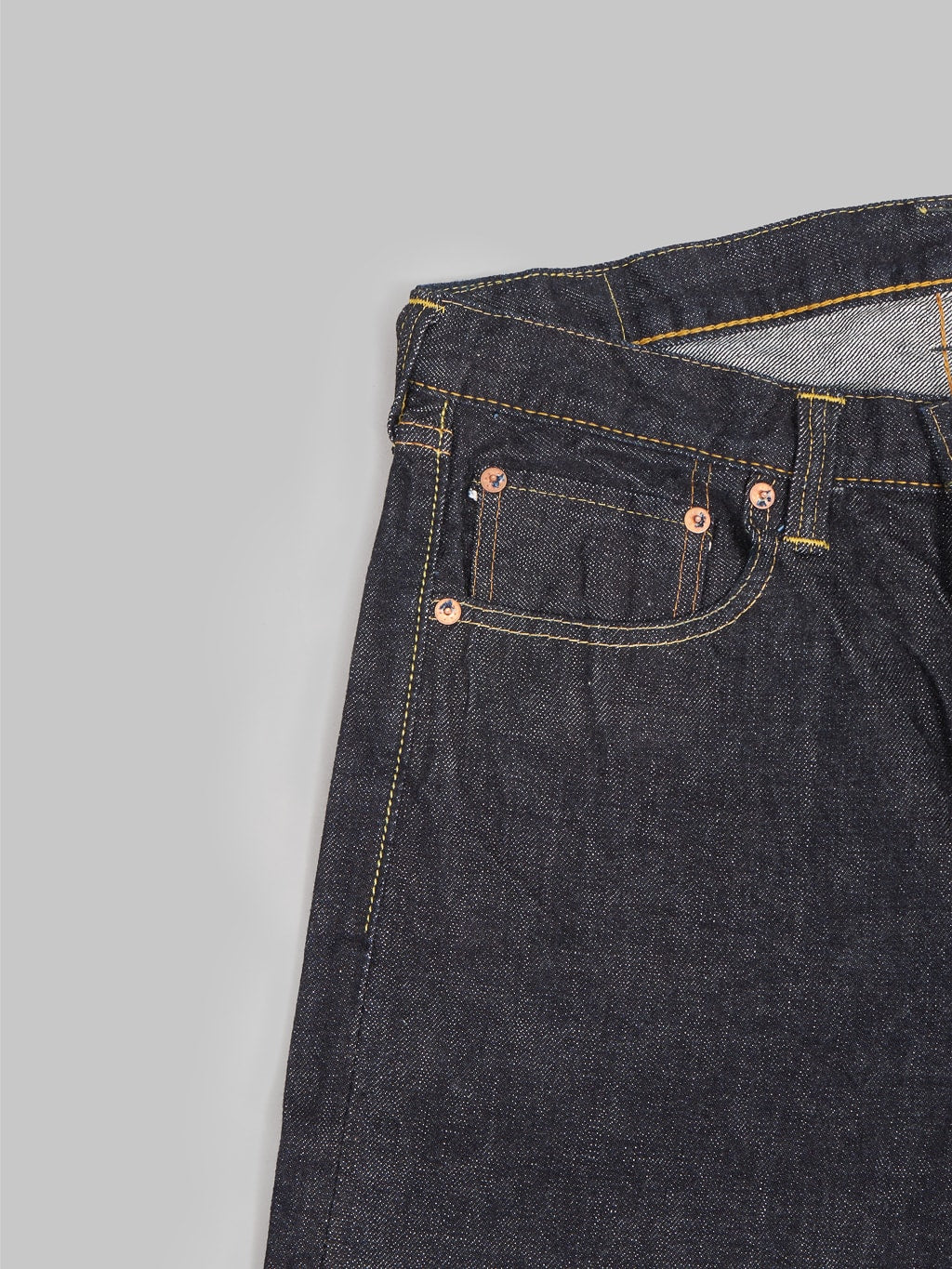 Fullcount 0105XW Wide Straight selvedge Jeans coin pocket