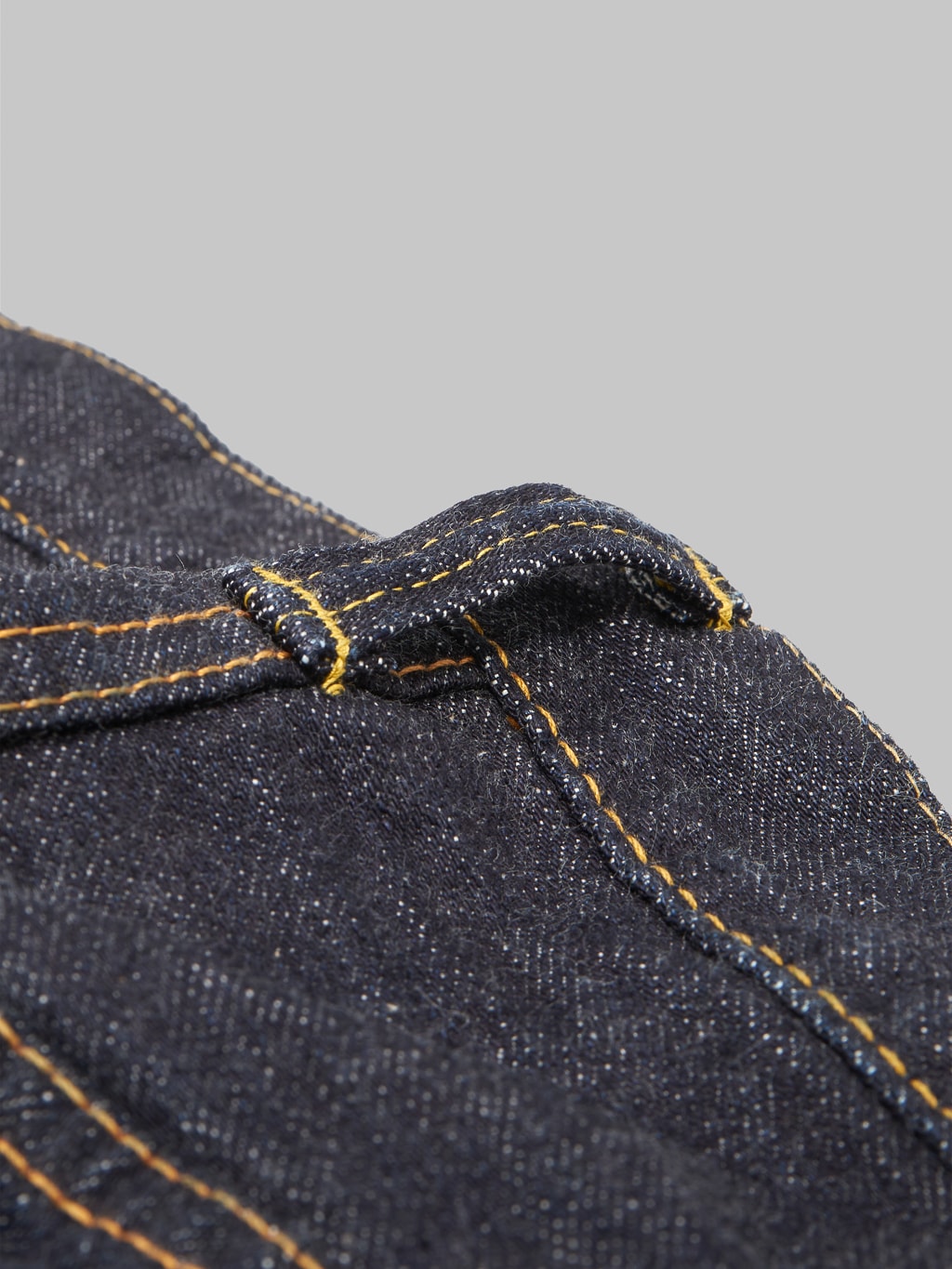 Fullcount 0105XW Wide Straight selvedge Jeans belt loop