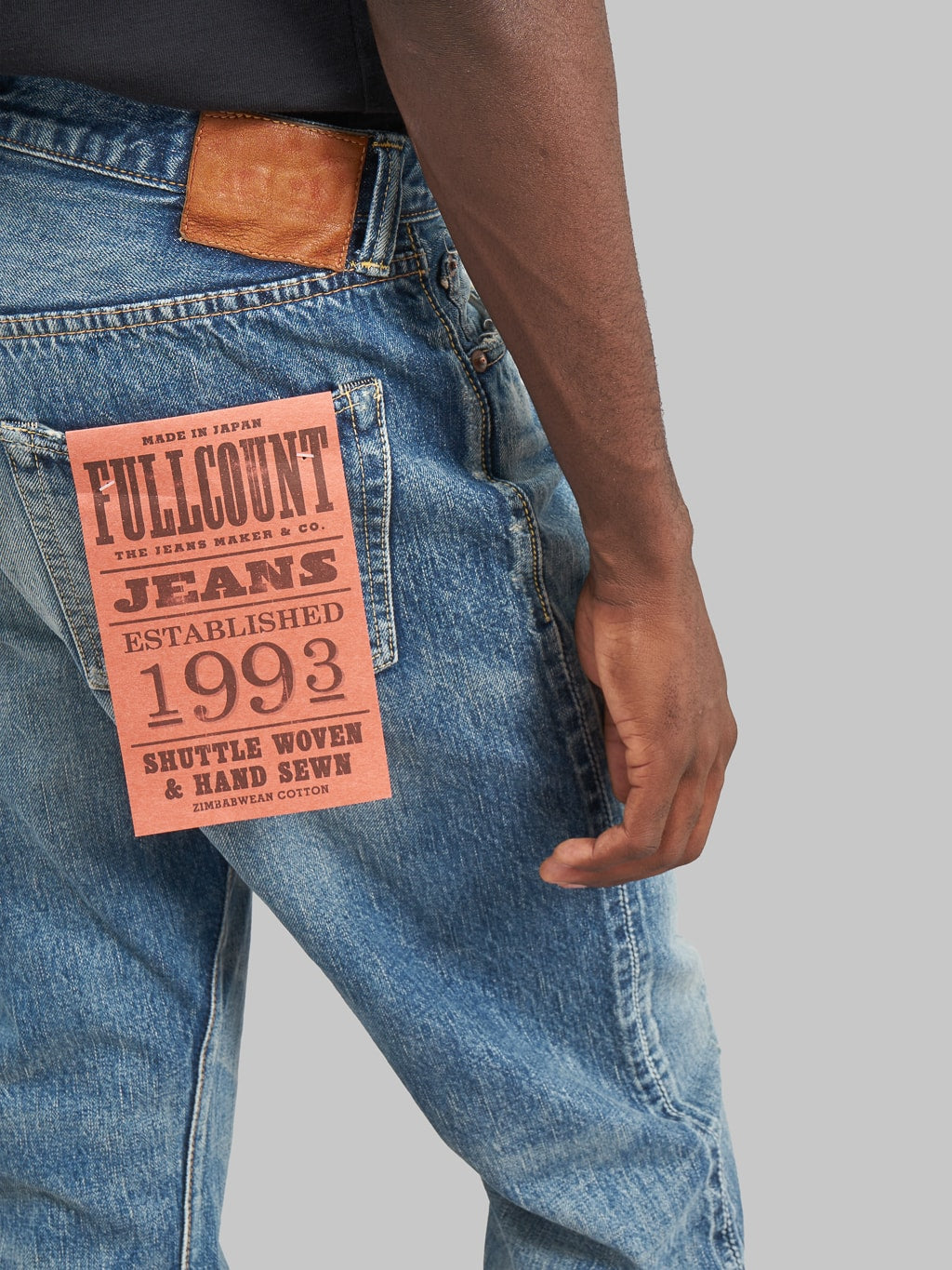 Fullcount 1101 Dartford wide Straight Jeans  pocket flasher