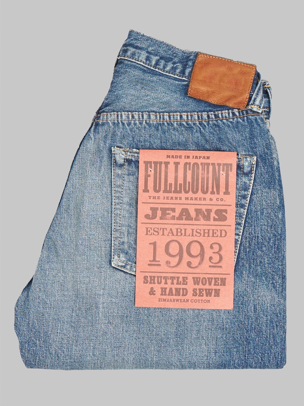 Fullcount 1108 Dartford Slim Straight Jeans stonewashed