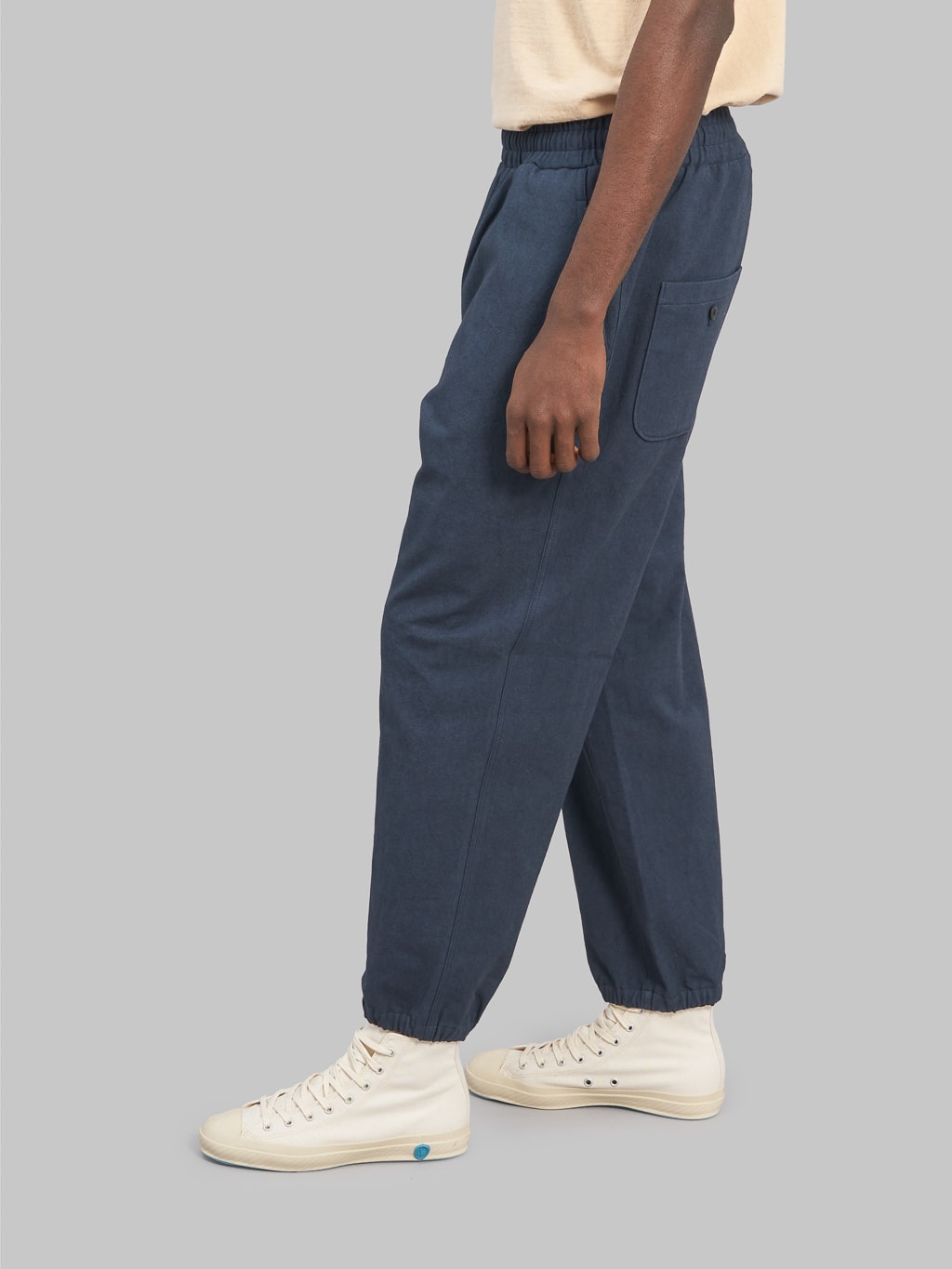 Jackman Canvas Rookie Pants Navy sulfur dyed style