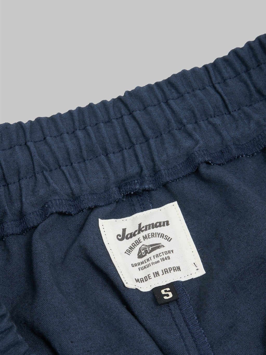Jackman Canvas Rookie Pants Navy sulfur dyed tag