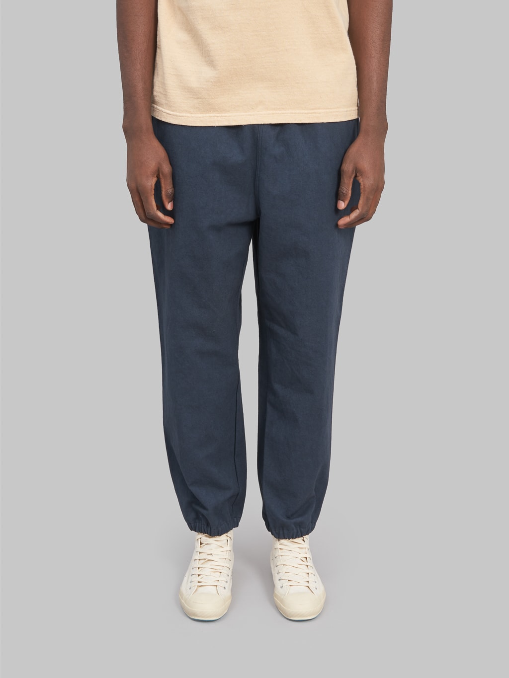 Jackman Canvas Rookie Pants Navy sulfur dyed front