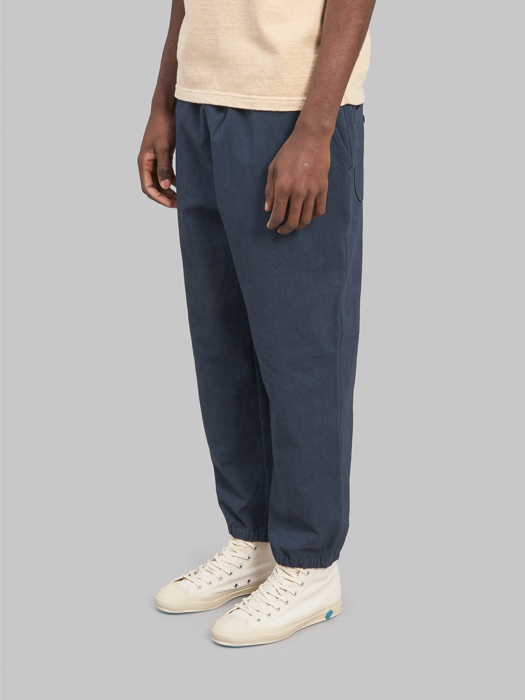 Jackman Canvas Rookie Pants Navy sulfur dyed side