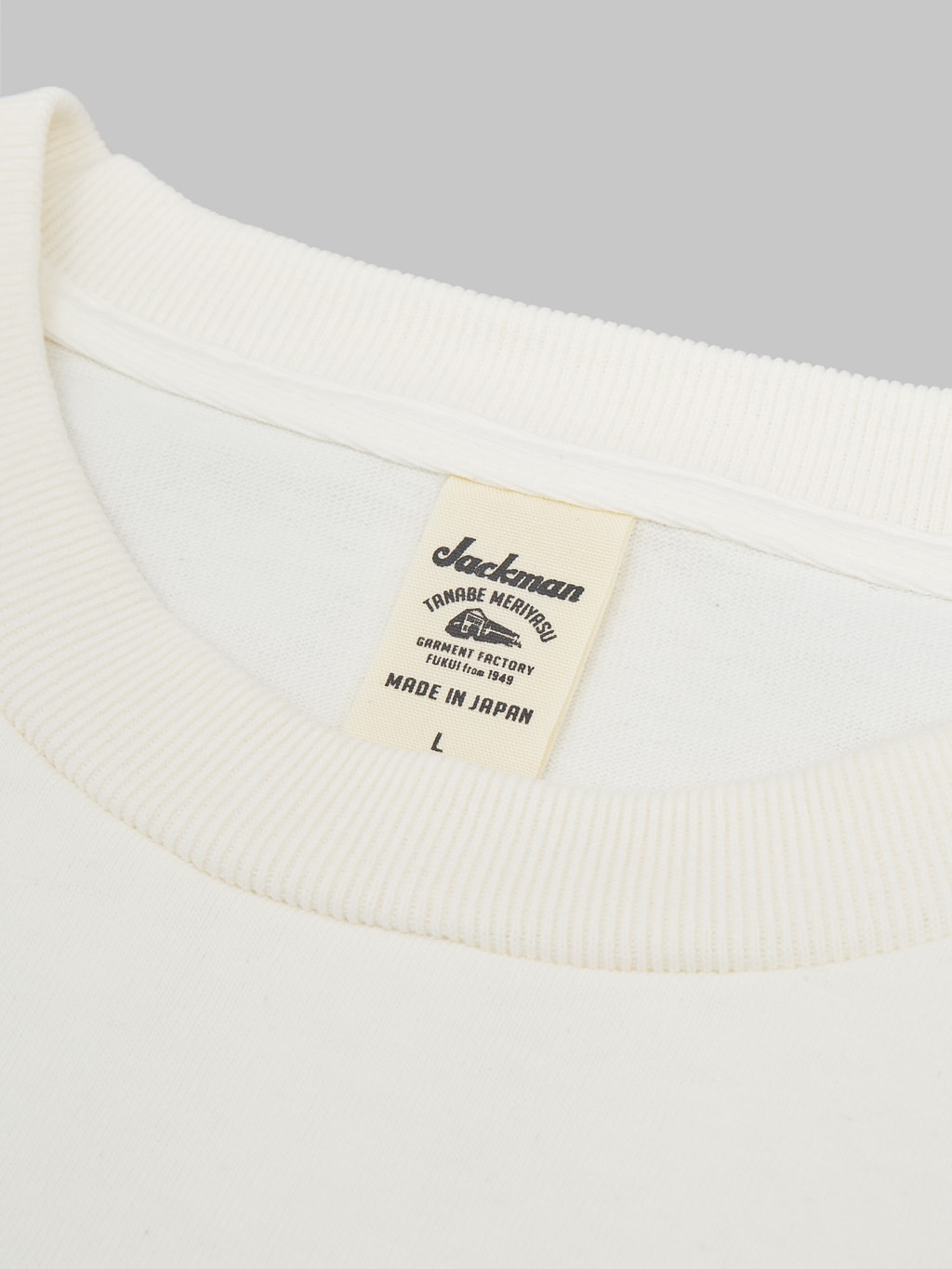 Jackman Dotsume Pocket T-Shirt Off White