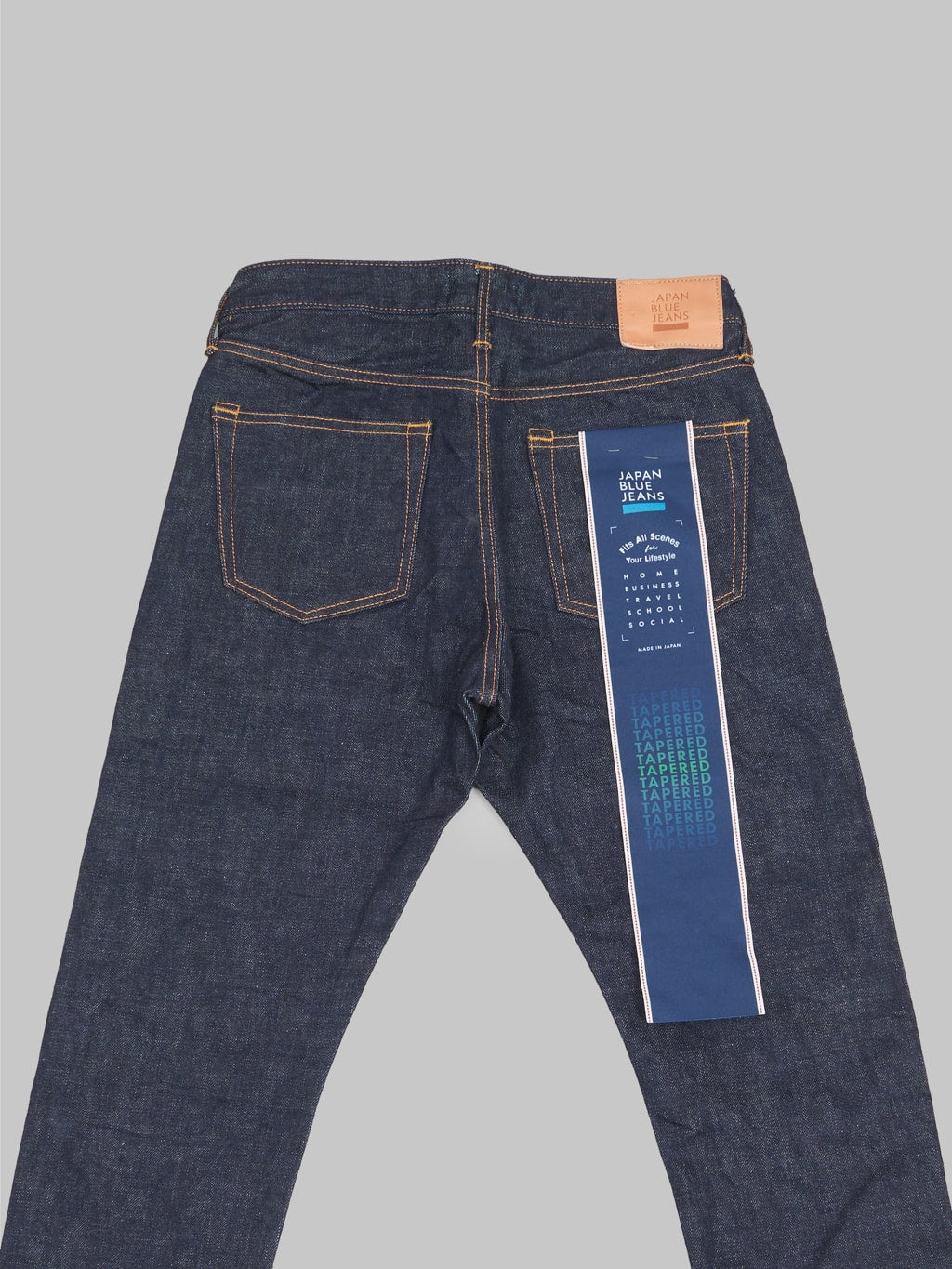 Japan Blue J201 US Cotton Circle Tapered selvedge Jeans back details