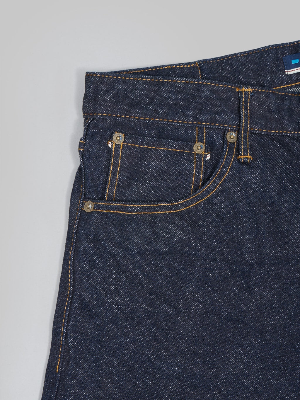 Japan Blue J201 US Cotton Circle Tapered selvedge Jeans coin pocket