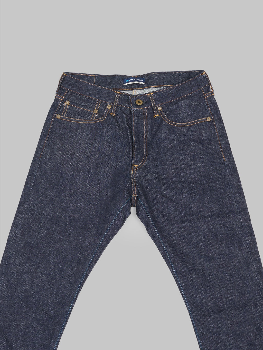 Japan Blue J201 US Cotton Circle Tapered selvedge Jeans front details