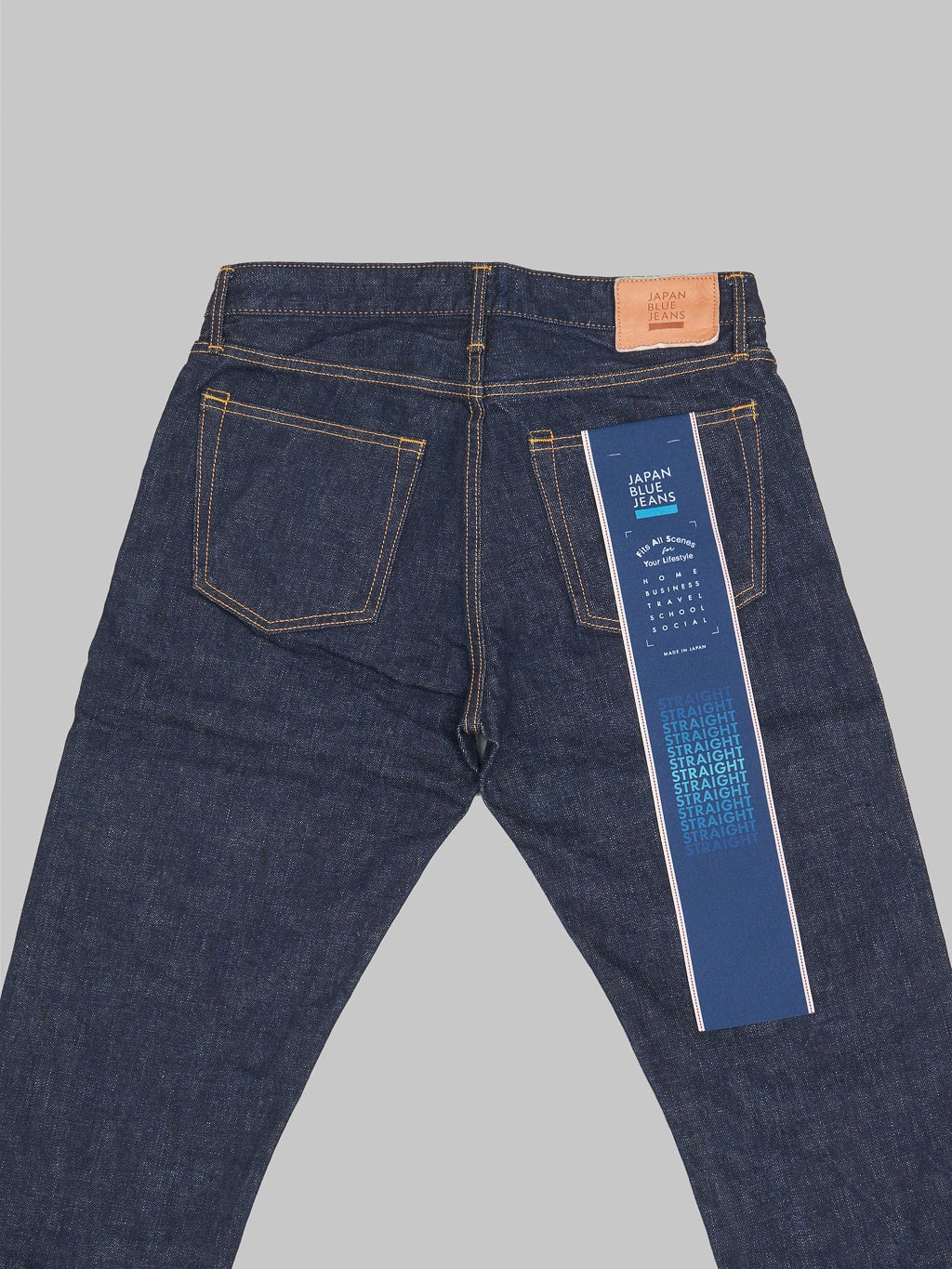 Japan Blue J301 US Cotton Circle Straight Jeans back pockets