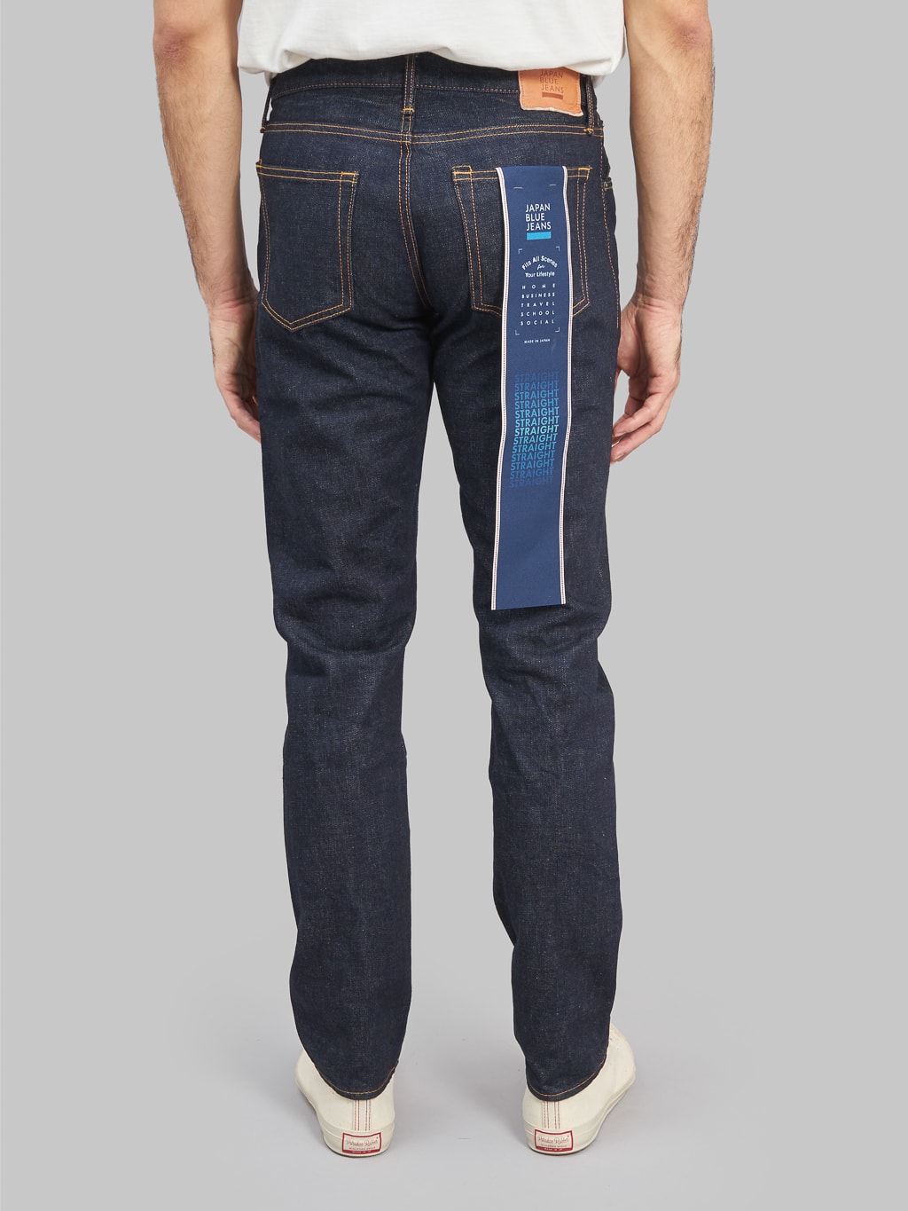 Japan Blue J301 US Cotton Circle Straight Jeans back rise