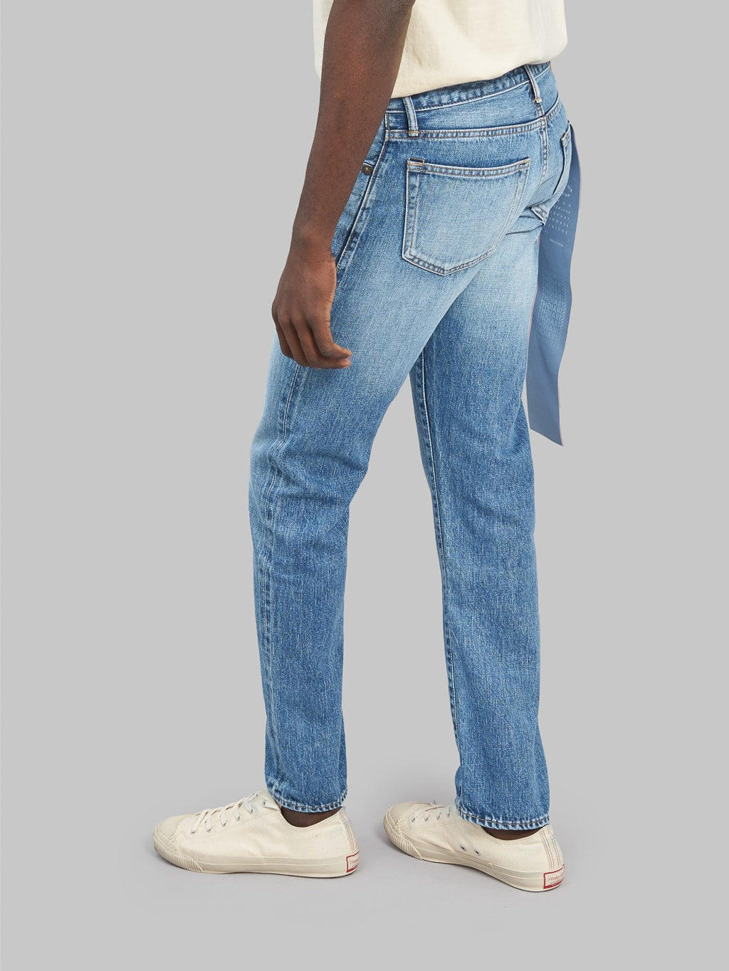 Japan Blue J304 Africa cotton Stonewashed Straight Jeans fitting