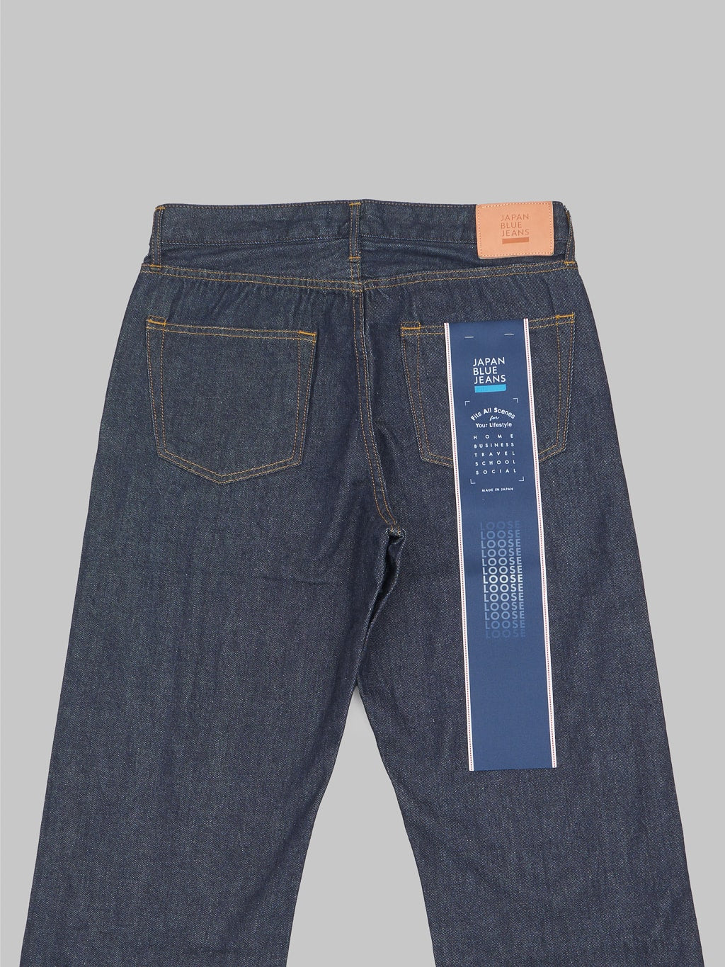 Japan Blue J508 lightweight selvedge denim loose Jeans back pockets