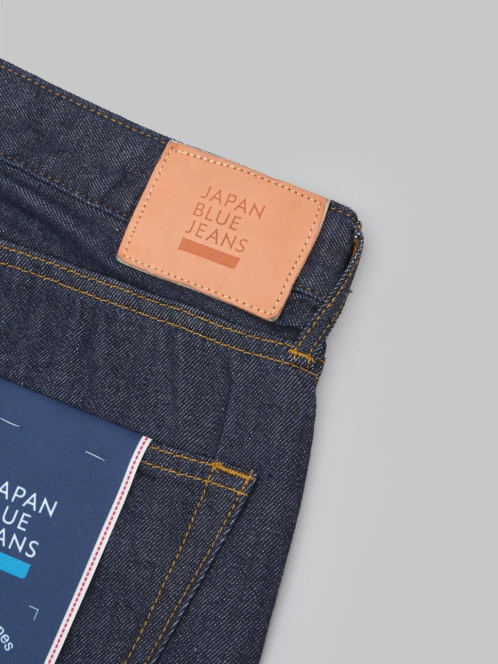 Japan Blue J508 lightweight selvedge denim loose Jeans leather patch