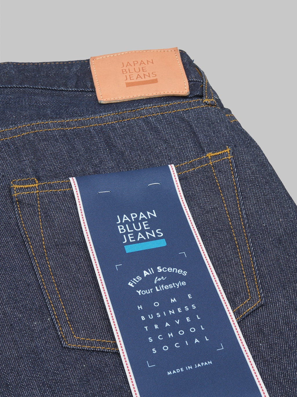 Japan Blue J508 lightweight selvedge denim loose Jeans pocket flasher