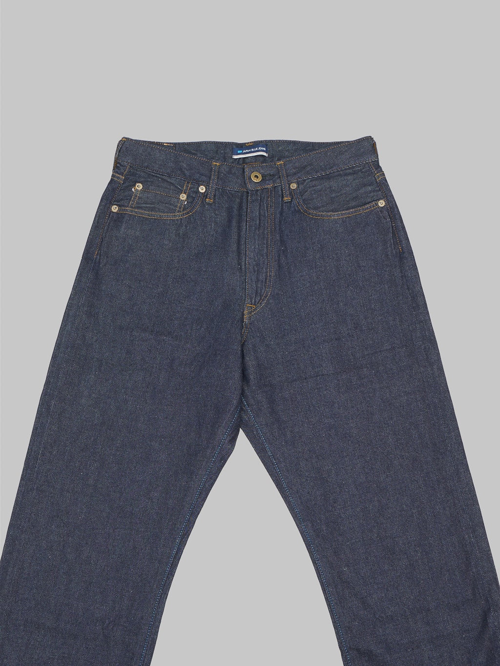 Japan Blue J508 lightweight selvedge denim loose Jeans front details