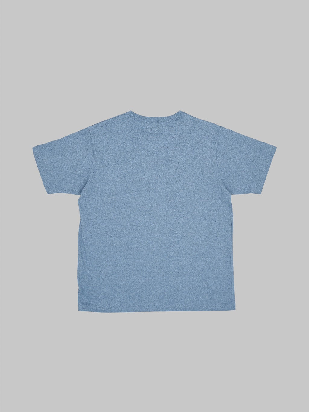 Japan Blue Recycled Denim Tshirt mid Indigo back