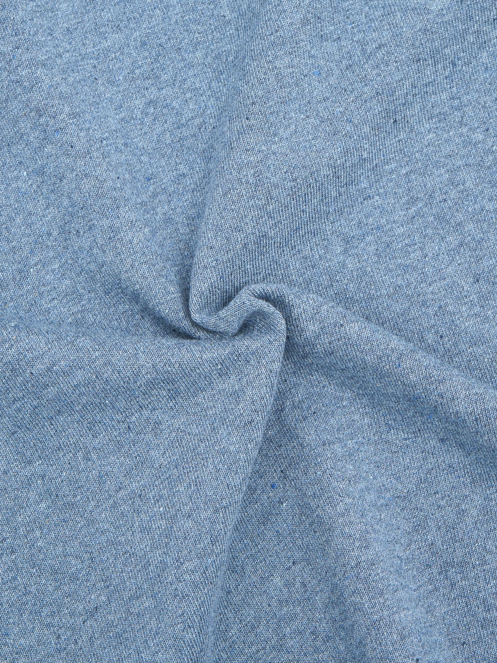 Japan Blue Recycled Denim Tshirt mid Indigo texture