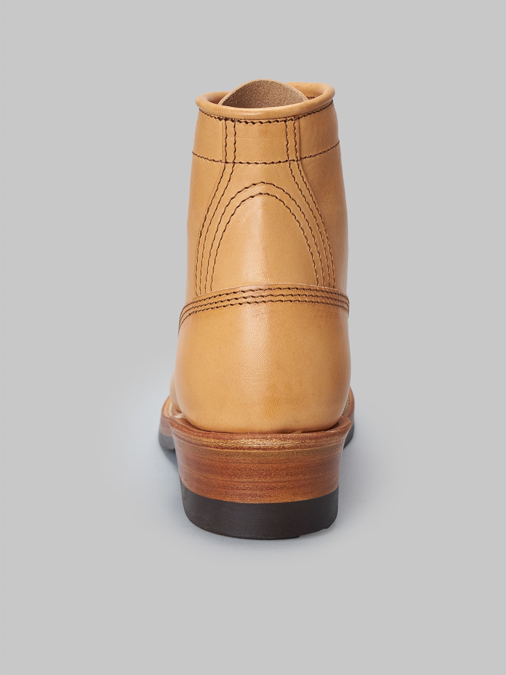 John Lofgren Steel Gang Boots Badalassi Carlo Vegetable Tanned Leather Bone heel
