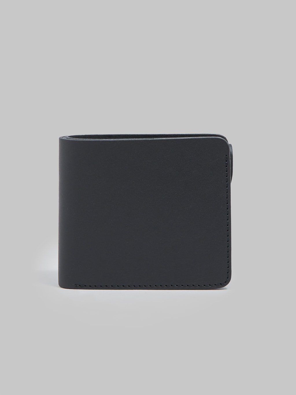 Kobashi Studio premium Leather Fold Wallet Black