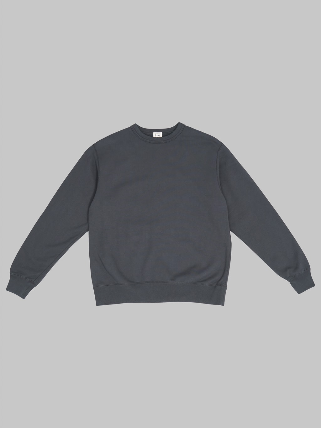 Loop Weft Vintage Pinborder Knit Crewneck Sweatshirt Antique Black front