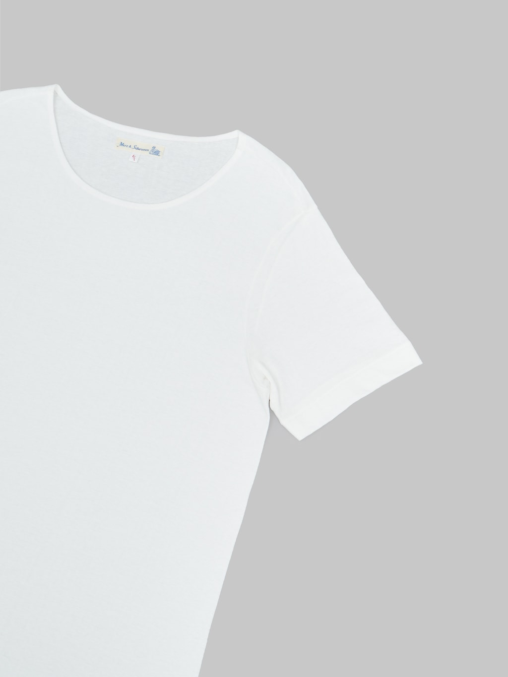 Merz b Schwanen 114 Loopwheeled TShirt white classic sleeve
