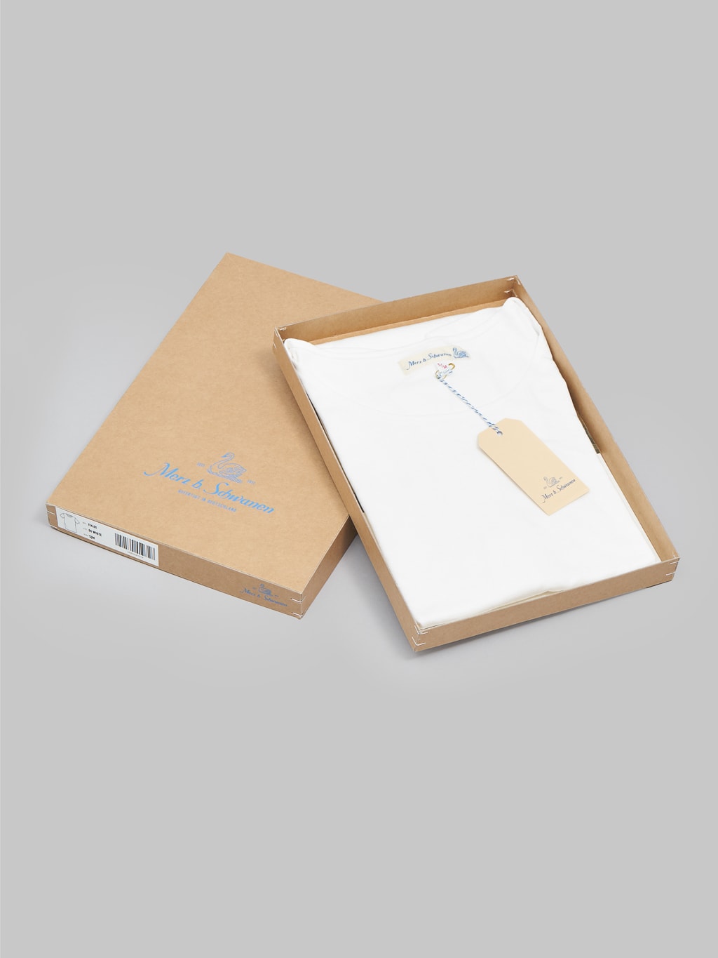 Merz b Schwanen 114 Loopwheeled TShirt white classic  packaging