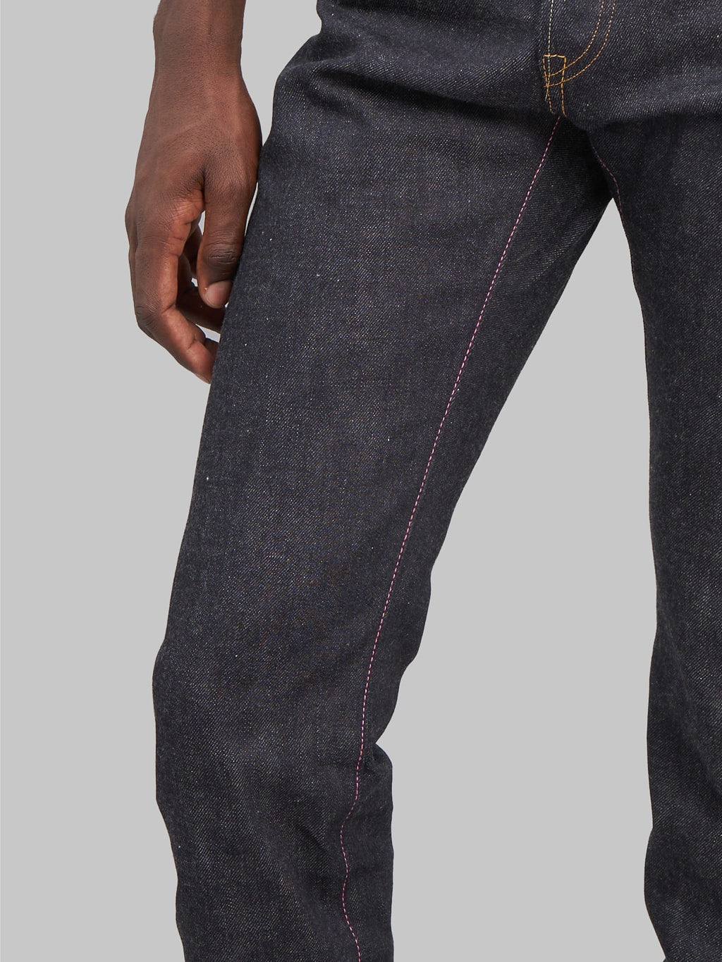 Momotaro 0405 12 going to batle 12oz high Tapered Jeans inseam