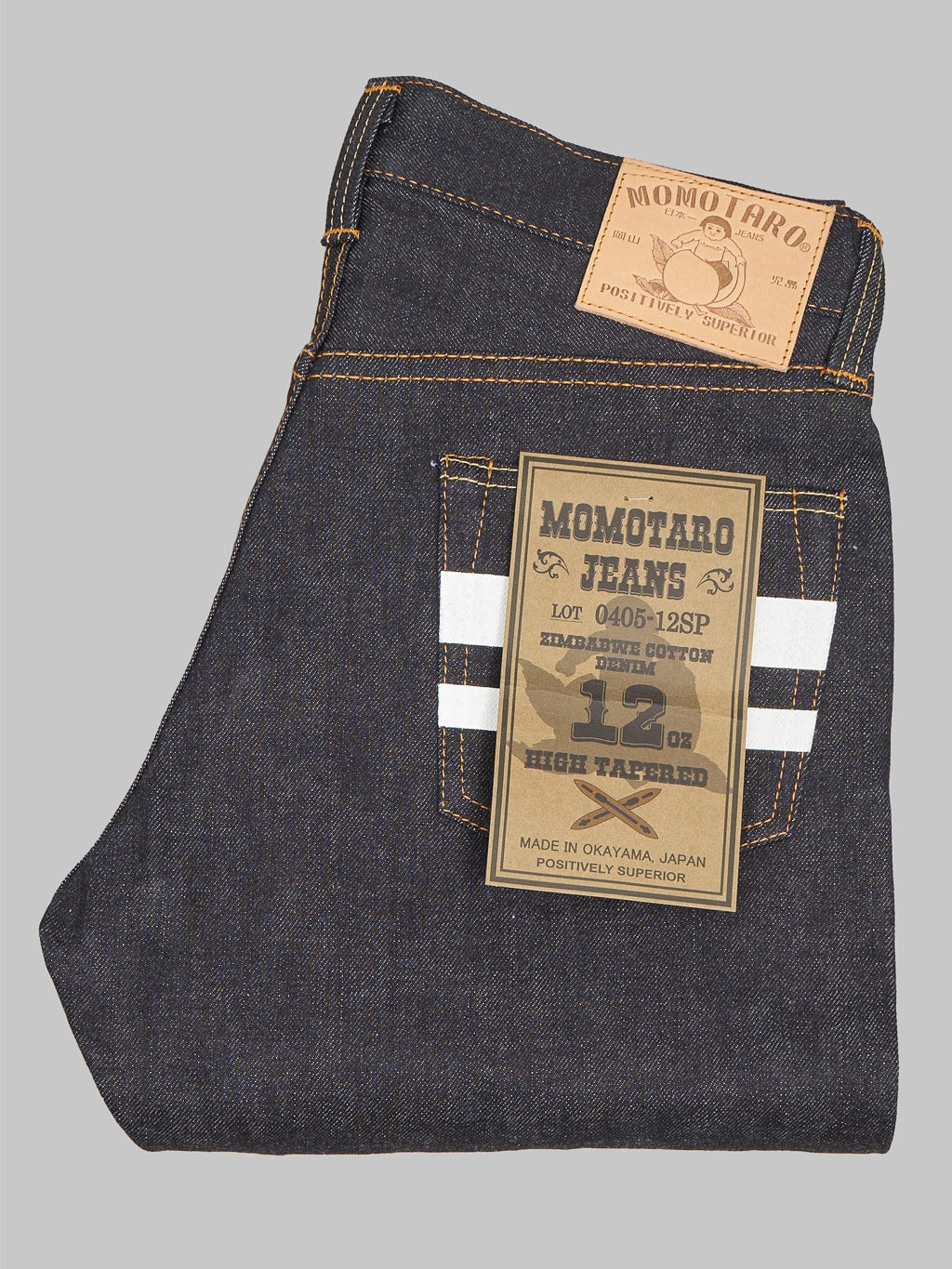 Momotaro 0405 12 going to batle 12oz high Tapered Jeans japanese made