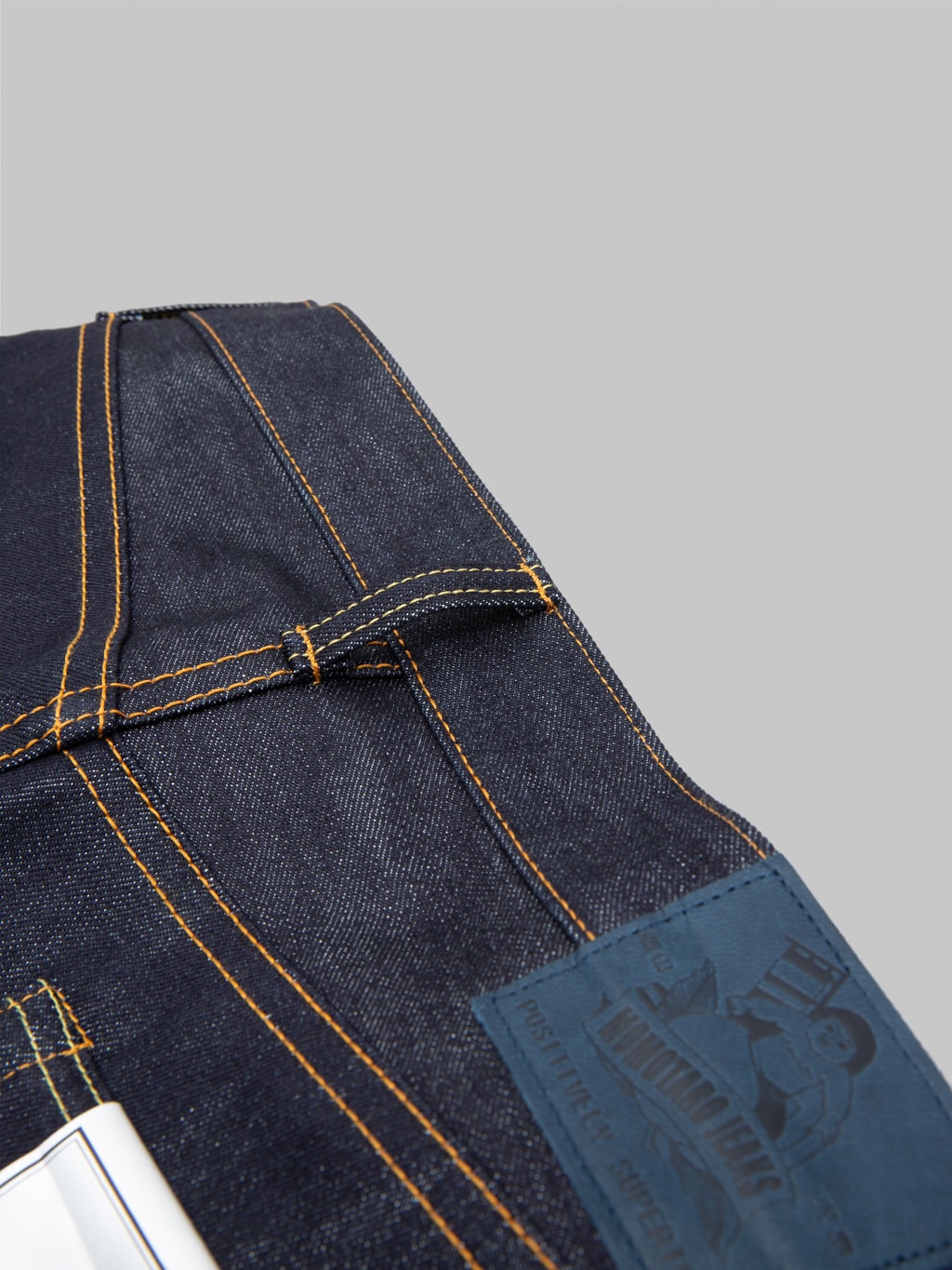 Momotaro 0405SILK 16oz Silk Denim high Tapered selvedge Jeans belt loop