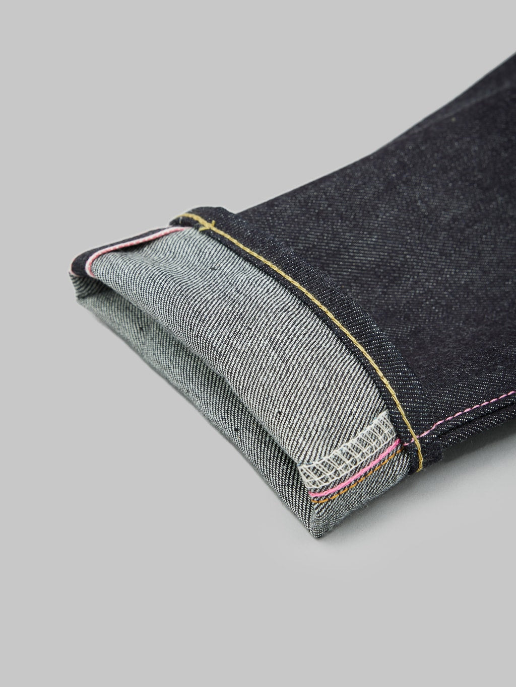Momotaro 0605V Natural Tapered Jeans  weft interior