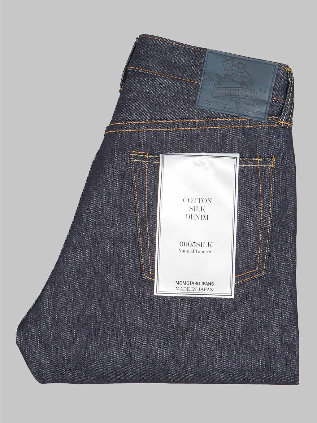 Momotaro 0605SILK Denim Natural Tapered Jeans japanese made