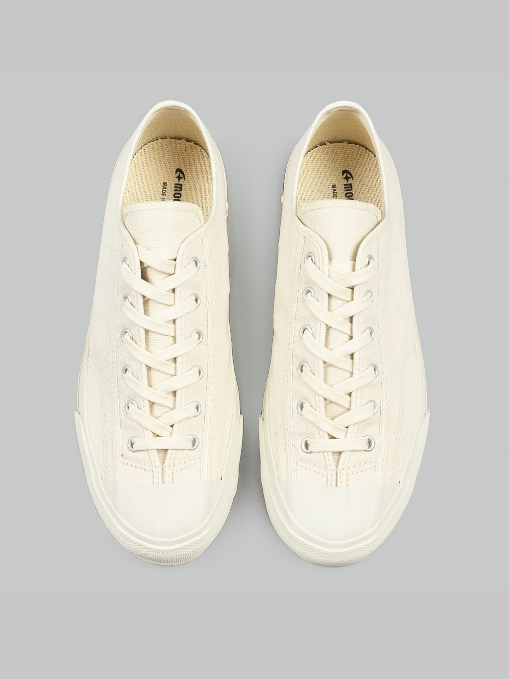 Moonstar Gym Classic White Sneakers up view