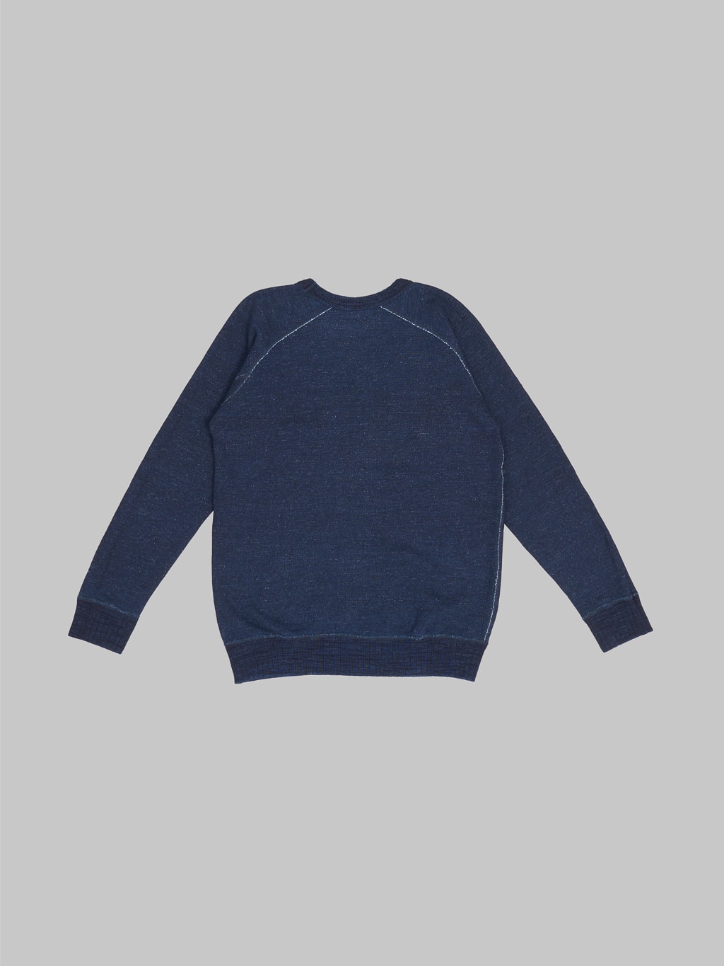Pure Blue Japan Slub Yarn Sweatshirt Indigo back