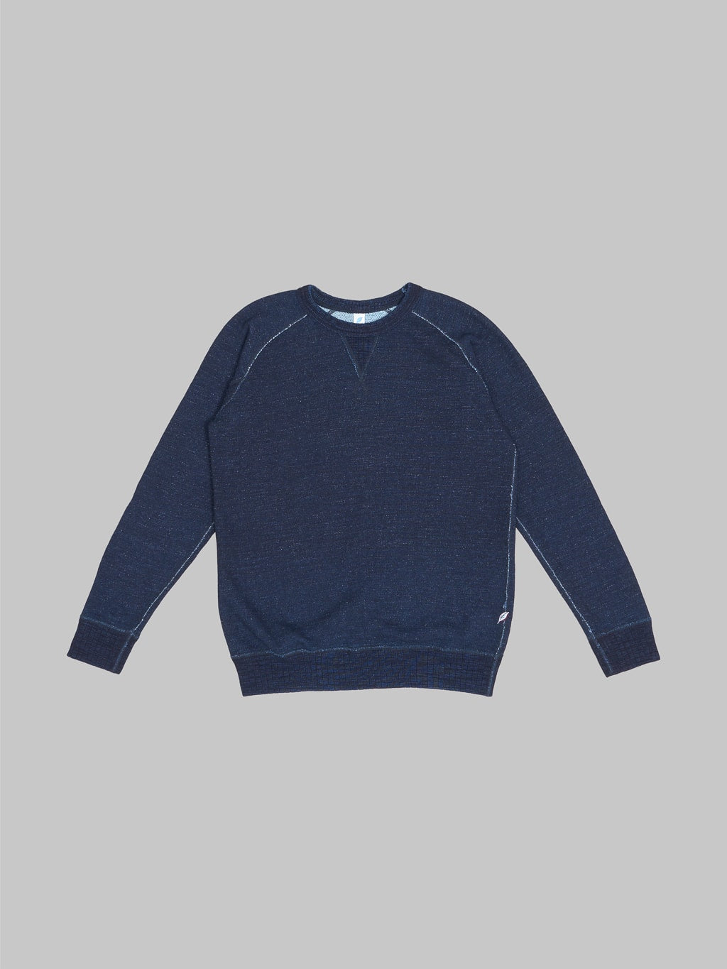 Pure Blue Japan Slub Yarn Sweatshirt Indigo front