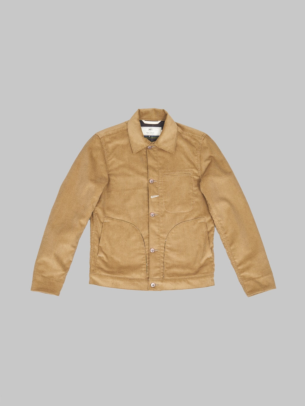 Rogue Territory Supply Jacket Lined Tan Corduroy front