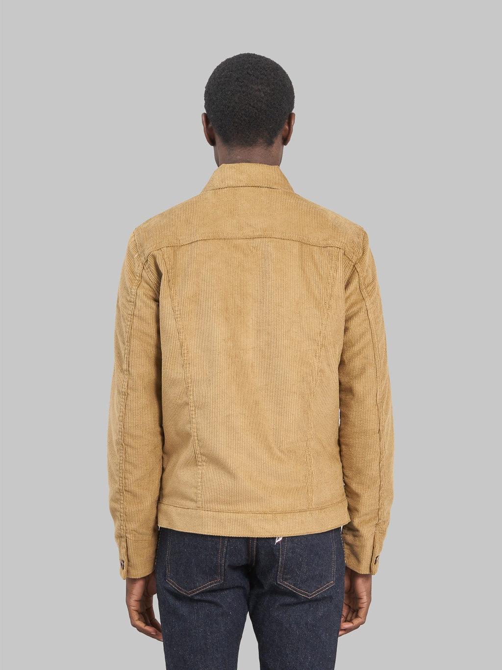 Rogue Territory Supply Jacket Lined Tan Corduroy back fit
